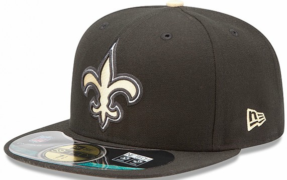 New Orleans Saints NFL Sideline Fitted Hat SF03